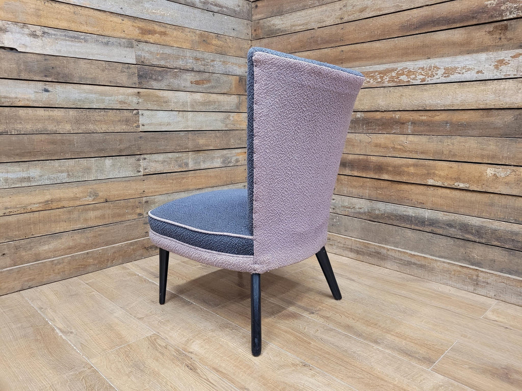 Mid Century Accent Chair Upholstered Fabric Lounge Bedroom Chair Retro Chic