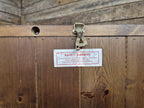 Ducal Pine Display Cabinet Glazed Doors Vintage Storage Cupboard