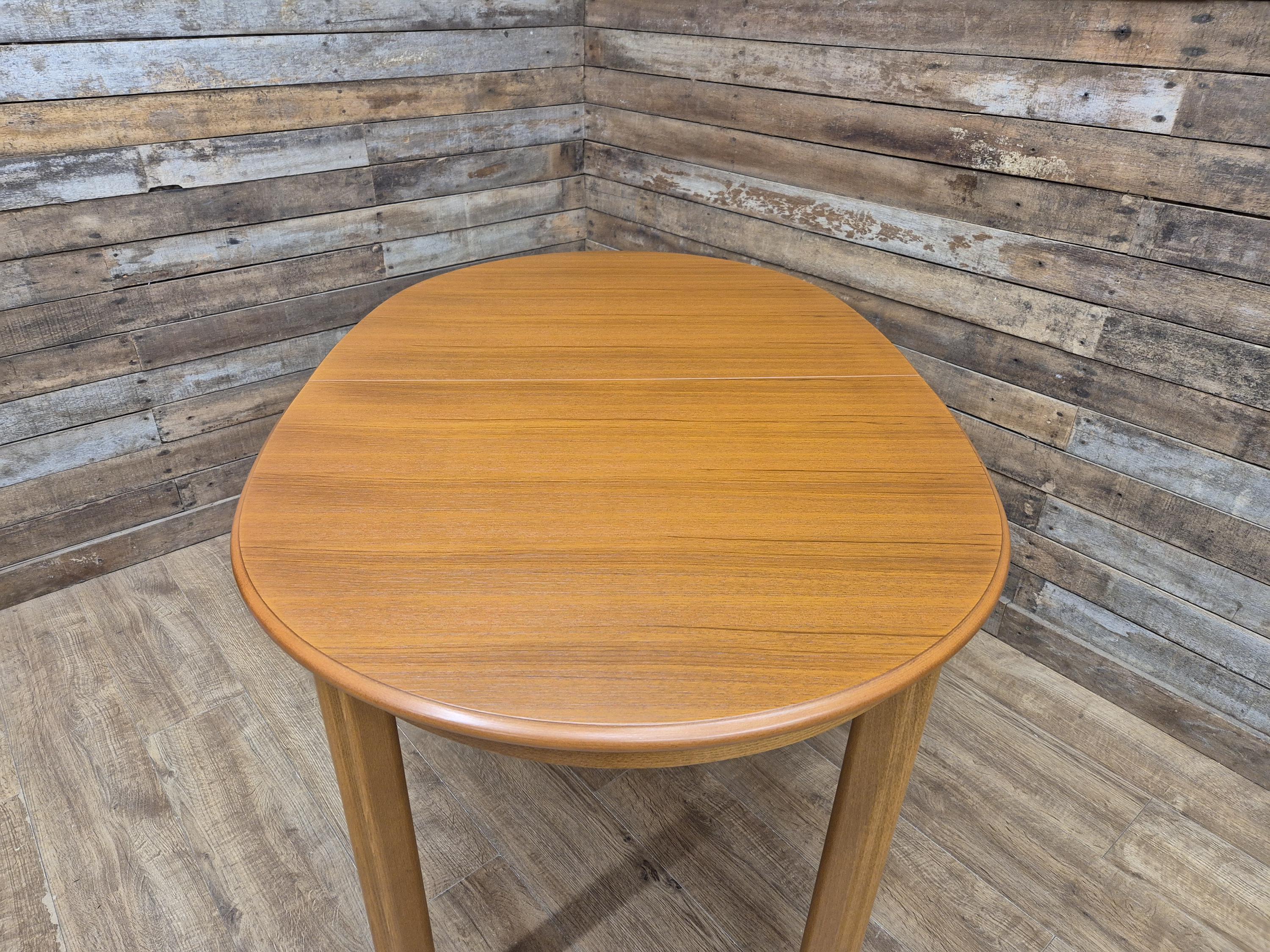 MCM Teak Extending Dining Table Morris Of Glasgow Mid Century Retro Chic