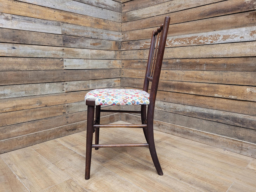 Vintage Bobbin Bedroom Hall Chair Spindle Back Turned Country House
