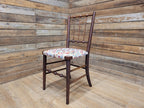 Vintage Bobbin Bedroom Hall Chair Spindle Back Turned Country House