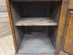 Vintage Oak Single Door Pot Cupboard Display Stand or Bedside Cabinet