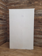 White Painted Bookcase Shelving Up Cycled Unit Tall Display Storage Cabinet