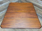 Victorian Mahogany Drop Leaf Table With Drawer On Turned Legs Antique Gate Leg