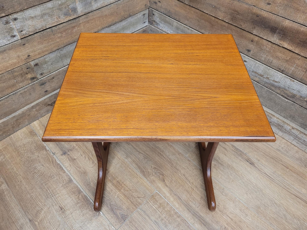 G Plan Nest Tables Teak Mid Century Curved Base Vintage Side Tables Retro Chic