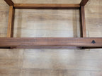 Teak Drinks Trolley Military Marked Mid Century Bar Cart Cocktail Trolley