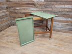 Teak Drinks Trolley Military Marked Mid Century Bar Cart Cocktail Trolley