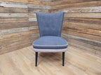 Mid Century Accent Chair Upholstered Fabric Lounge Bedroom Chair Retro Chic