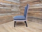 Mid Century Accent Chair Upholstered Fabric Lounge Bedroom Chair Retro Chic