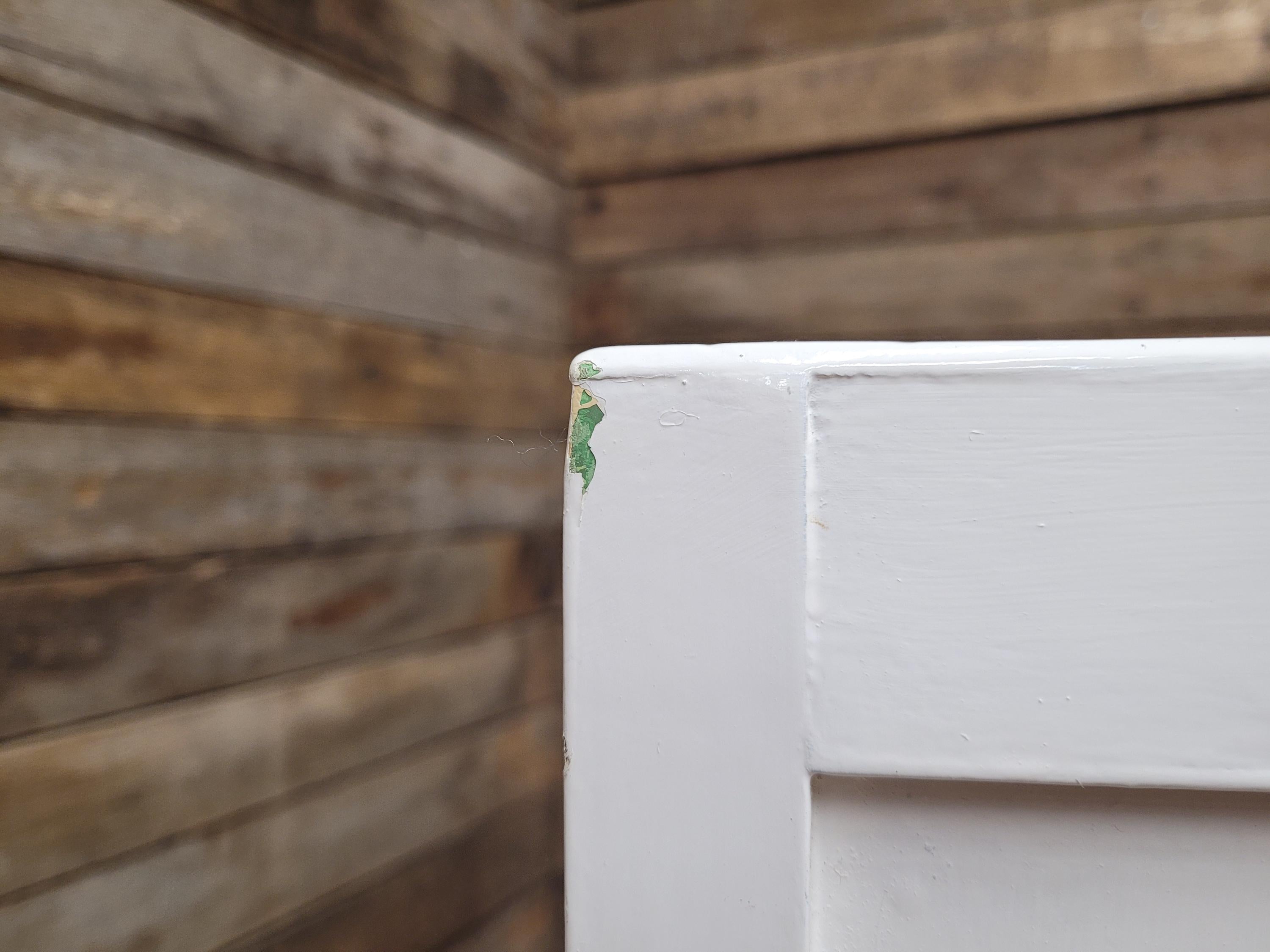 Vintage White Chest Drawers Painted Wooden Tallboy Storage Unit