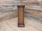 Wood Bros Old Charm Oak Bookcase Vintage Carved Cupboard Drawer Cabinet