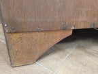 Vintage Slim Bureau Writing Desk Chest Fall Front Drawers Storage