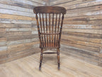 Vintage Oak Rocking Chair Spindle Back Armchair Traditional Wooden
