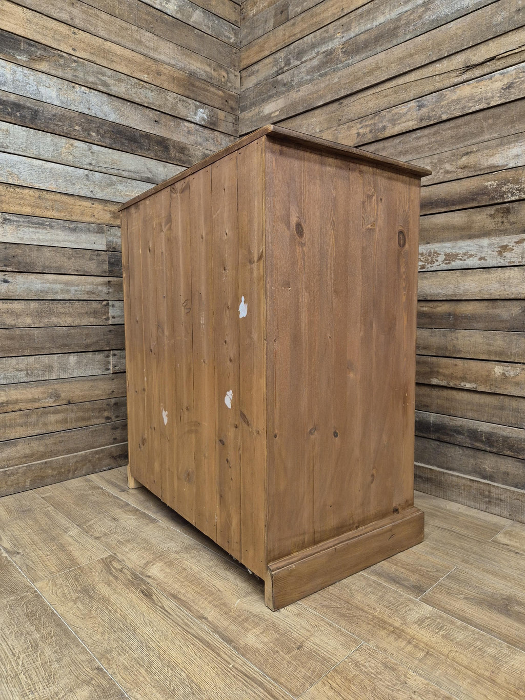 Pine Chest Of Drawers Two Over Two Rustic Storage Dovetail Vintage