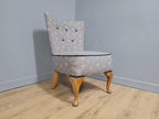 Mid Century Upholstered Nursing Chair Fireside Chair Vintage