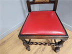 Ebonised Oak Bergere Barley Twist Chair Hall Bedroom Chair Great Patina Antique