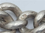 Silver Albert Chain Hallmarked 1923 Fob Pendant Antique Link