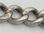 Silver Albert Chain Hallmarked 1923 Fob Pendant Antique Link