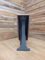 Ercol Elm Drop Leaf Blonde Dining Table Model 610 Fusion Painted Base