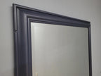 Pine Framed Wall Mirror Bevel Edge Fusion Blue Hand Painted Large Mirror