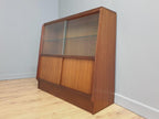 G Plan Brandon Teak Display Cabinet Sliding Glass Mid Century