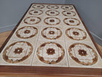 MCM G Plan Teak Coffee Table Tile Top Trestle Mid Century Retro Chic
