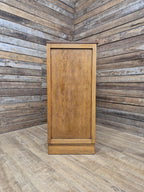 Oak Tallboy Cabinet Art Deco 1930s Drawers Cupboard Vintage Storage