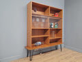 Domino Teak Shelving Unit Mid Century Danish Display Cabinet