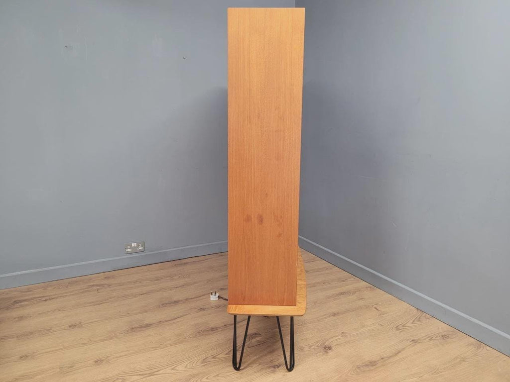 Domino Teak Shelving Unit Mid Century Danish Display Cabinet