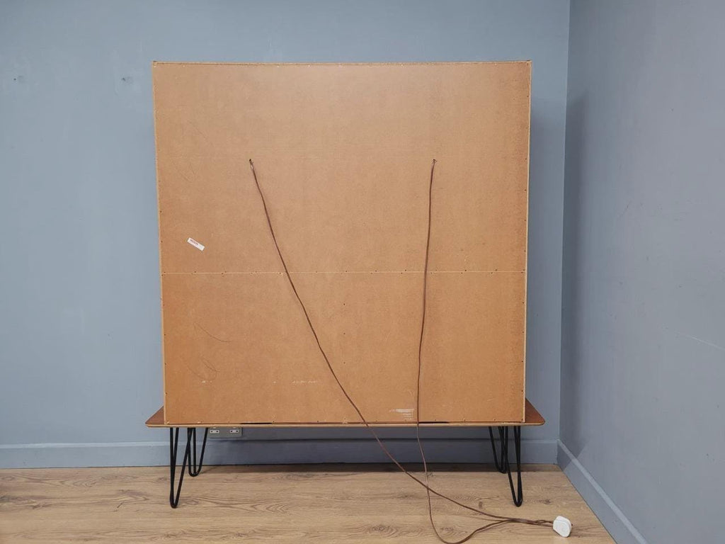 Domino Teak Shelving Unit Mid Century Danish Display Cabinet