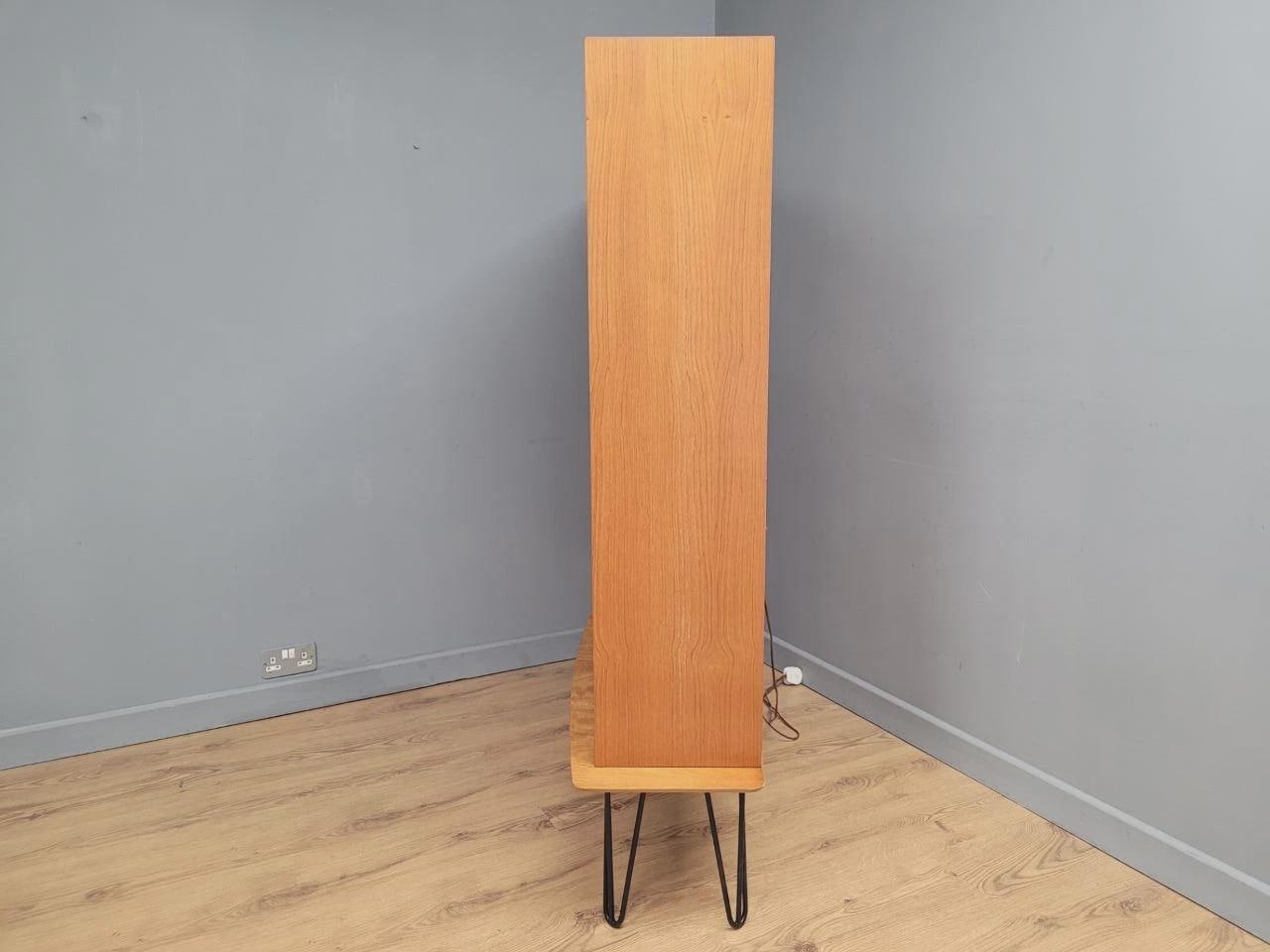 Domino Teak Shelving Unit Mid Century Danish Display Cabinet