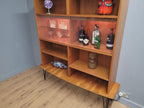 Domino Teak Shelving Unit Mid Century Danish Display Cabinet