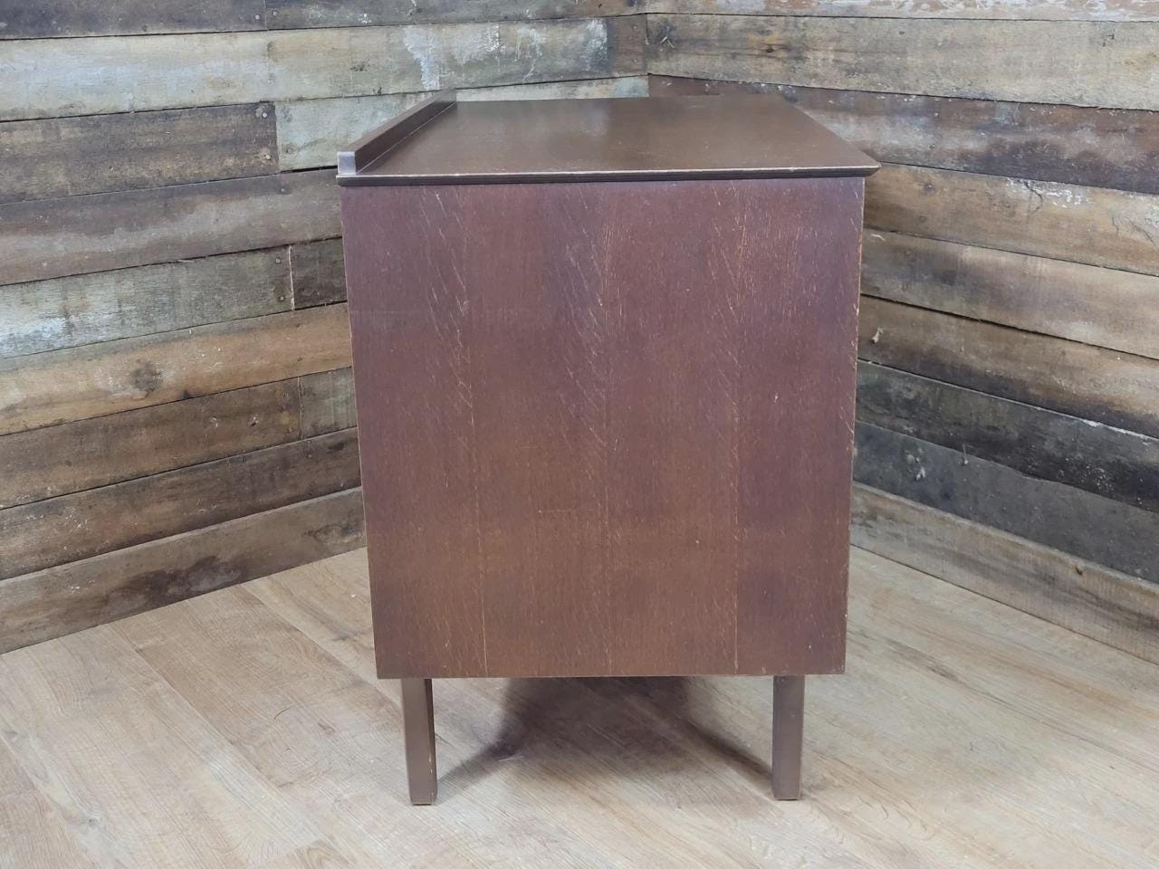Symbol Teak Chest Of Drawers Mid Century Three Drawer Cabinet