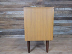 Mid Century Melamine Chest Of Drawers Four Drawer Retro Cabinet