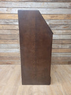 Vintage Slim Bureau Writing Desk Chest Fall Front Drawers Storage