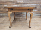 Vintage Oak Drop Leaf Dining Table Extendable Farmhouse Style Golden Oak
