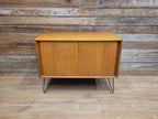 G Plan Teak Sideboard Cabinet Hairpin Legs Mid Century Sliding Door E Gomme MCM