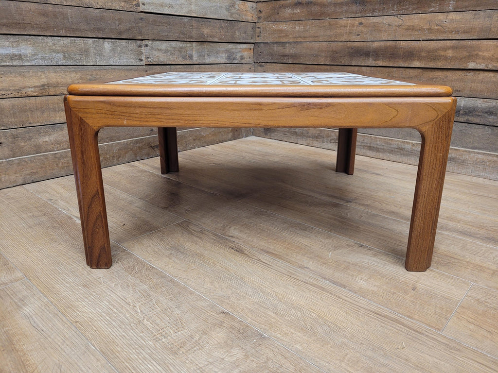 G Plan Teak Tiled Coffee Table Leslie Dandy Mid Century