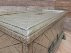 Indian Brass Clad Dowry Chest Coffee Table Storage Trunk