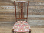Arts And Crafts Oak Chair William Morris Strawberry Thief Antique Bedroom Chair