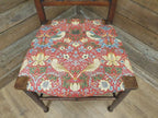 Arts And Crafts Oak Chair William Morris Strawberry Thief Antique Bedroom Chair
