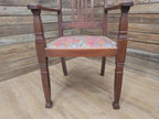 Arts And Crafts Armchair William Morris Acanthus Upholstery Antique
