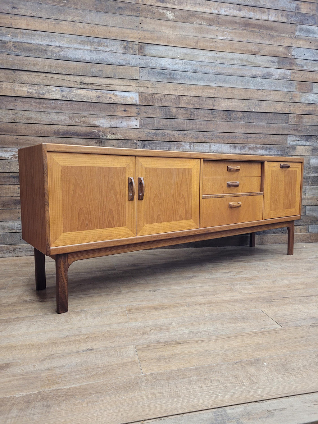 G Plan Sierra Teak Sideboard Seven Foot Mid Century Cabinet MCM Credenza