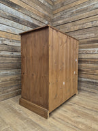 Pine Chest Of Drawers Two Over Two Rustic Storage Dovetail Vintage