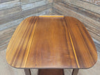 E&S Tea Trolley Teak Mid Century Folding Drop Leaf Stand Cocktail Trolley