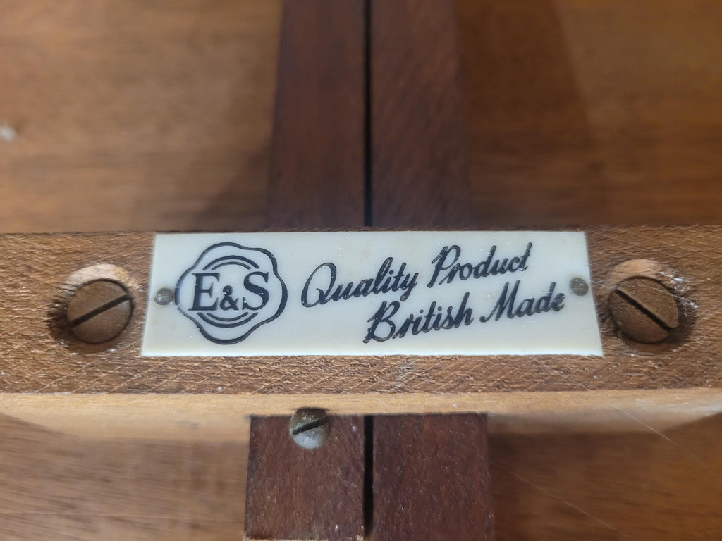 E&S Tea Trolley Teak Mid Century Folding Drop Leaf Stand Cocktail Trolley
