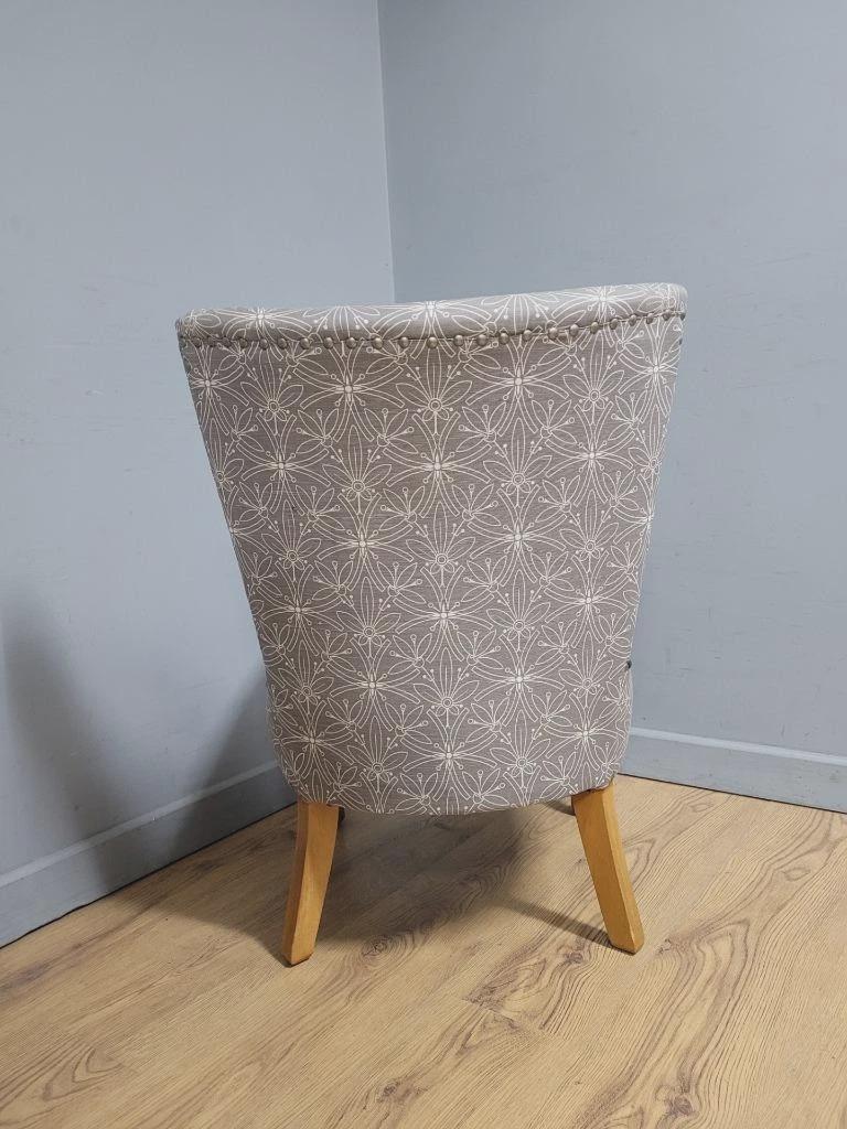 Mid Century Upholstered Nursing Chair Fireside Chair Vintage