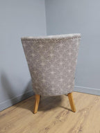 Mid Century Upholstered Nursing Chair Fireside Chair Vintage