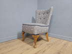 Mid Century Upholstered Nursing Chair Fireside Chair Vintage