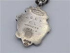 Silver Albert Chain Hallmarked 1923 Fob Pendant Antique Link